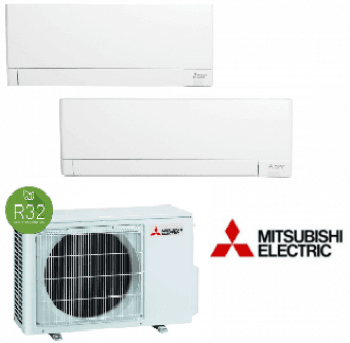 Conjunto Ar Condicionado Mitsubishi Electric Multi-Split 2x1 – MXZ-2F33VF com MSZ-AY15VGK e MSZ-AY20VGK