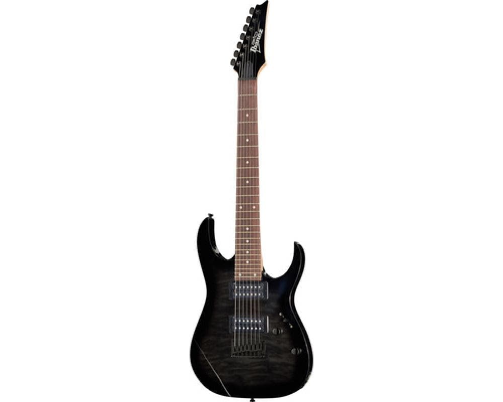 Ibanez GRG7221QA Transparent Black Sunburst