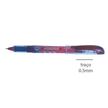 Marcador Fino Vermelho 0,5mm Penac Needle x 12un