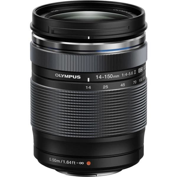 Objetiva OM System Olympus 14-150mm f/4-5.6 II M.Zuiko ED para Micro 4/3 Black