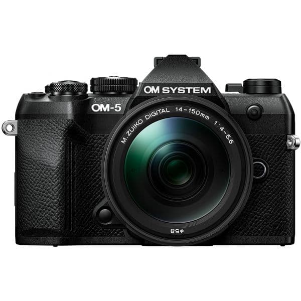 OM SYSTEM OM-5 Mark II + ED 14-150mm F4-5.6 II Preta