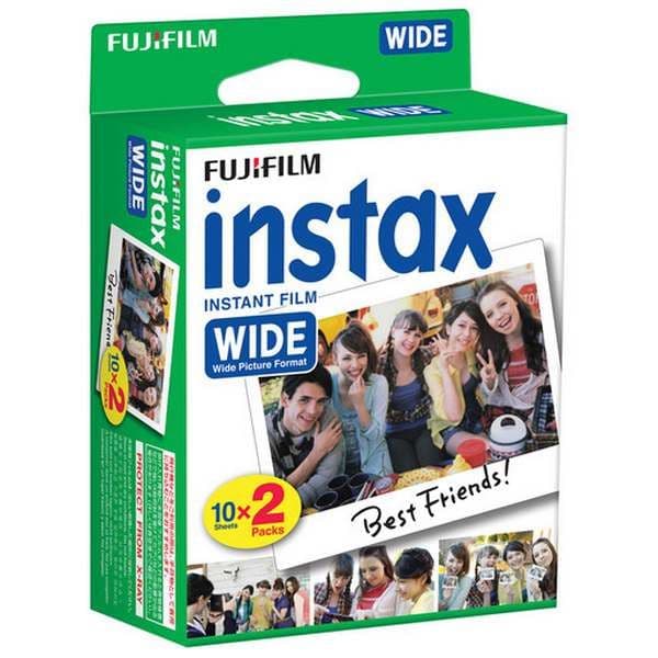 Fujifilm Carga Instax Wide Glossy 20un
