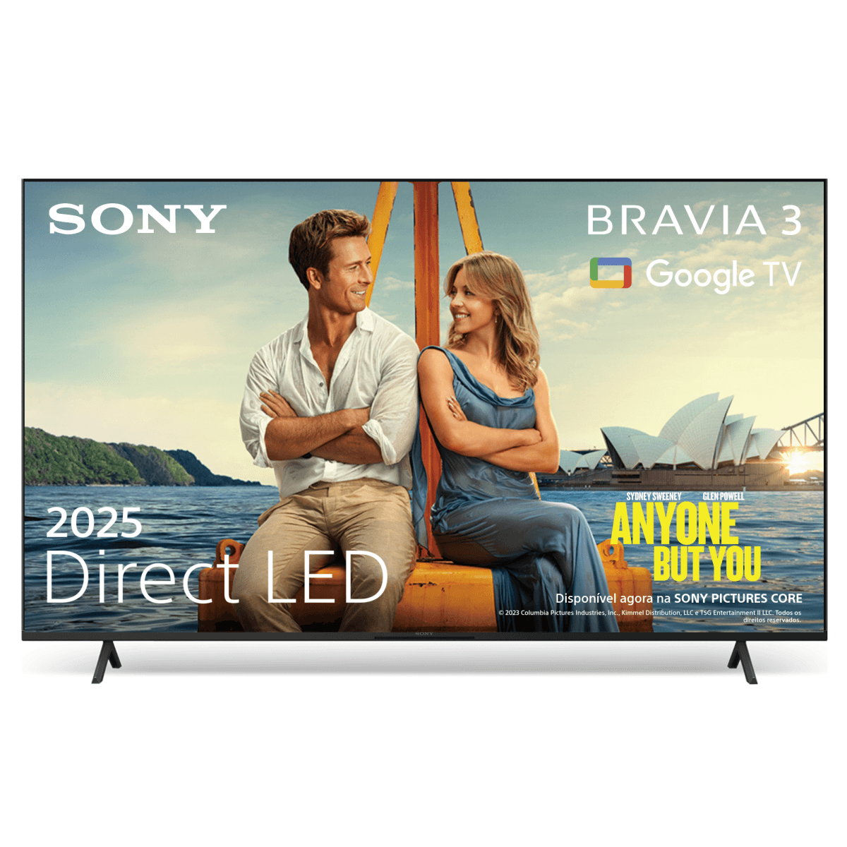 TV Sony 65" K65S35B Bravia 3 LED UHD 4K Smart TV