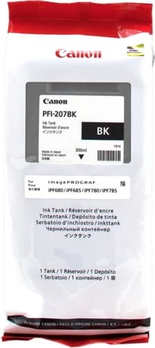 Tinteiro Canon PFI-207BK Black 8789B001AA