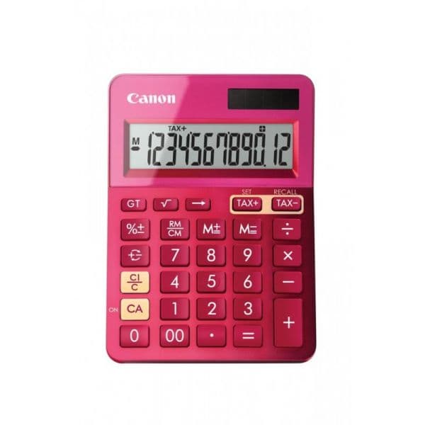 Calculadora Canon LS-123K Rosa - 9490B003AA