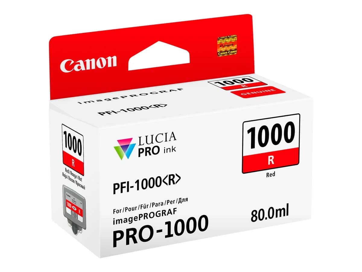 Tinteiro Canon PFI-1000R Red - 0554C001AA
