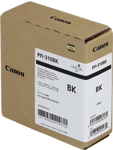 Tinteiro Canon PFI-310 BK Black 2359C001