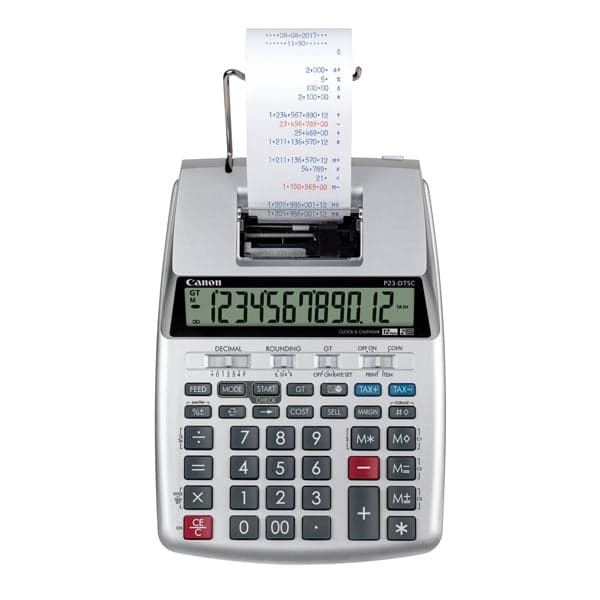 Calculadora Canon com Rolo P23-DTSC II EMEA HWB