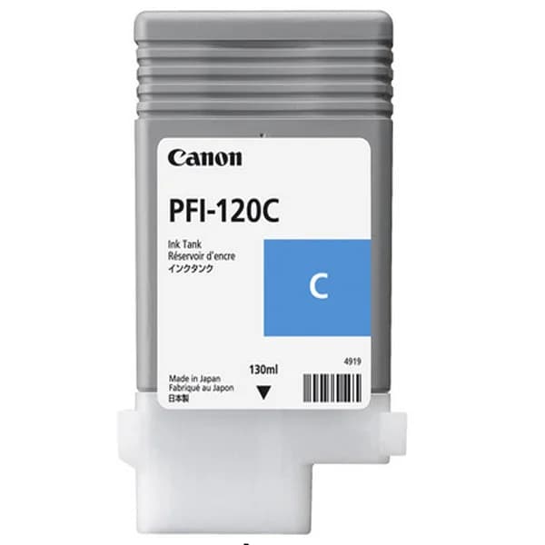 Tinteiro Canon PFI-120 de 130 ml Cyan - 2886C001