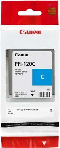 Tinteiro Canon PFI-120 de 130 ml Cyan - 2886C001