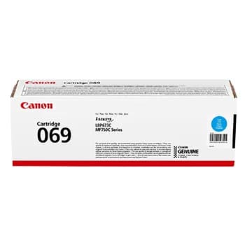 Canon 069 C Cartridge Ciano Compativel com MF754Cdw, MF752Cdw