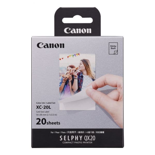 Canon Conjunto de Tinta/Autocolantes XC-20L 54 x 85 mm 20 Un.