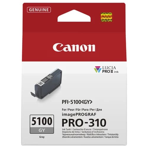 Tinteiro Canon Tanque de Tinta PFI-5100GY Grey