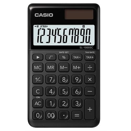Calculadora Casio Básica SL-1000SC Preto