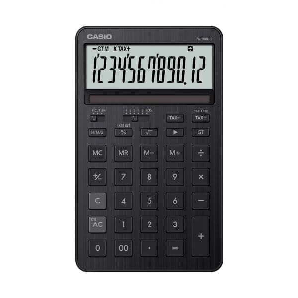 Calculadora Casio Escritório JW-200DQ-BK Black