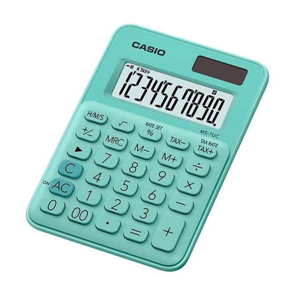 Calculadora Casio MS-7UC Verde - S0416389