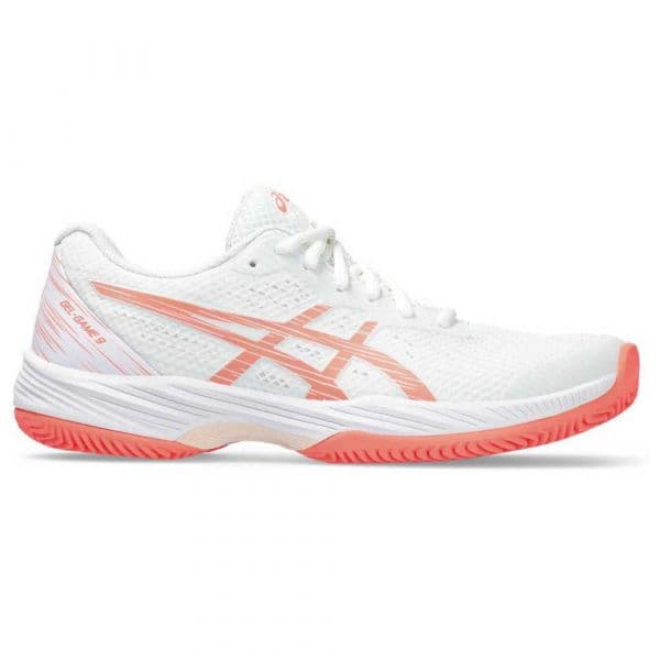 Asics Gel-game 9 Oc Clay Shoes Branco 41 1/2 Mulher