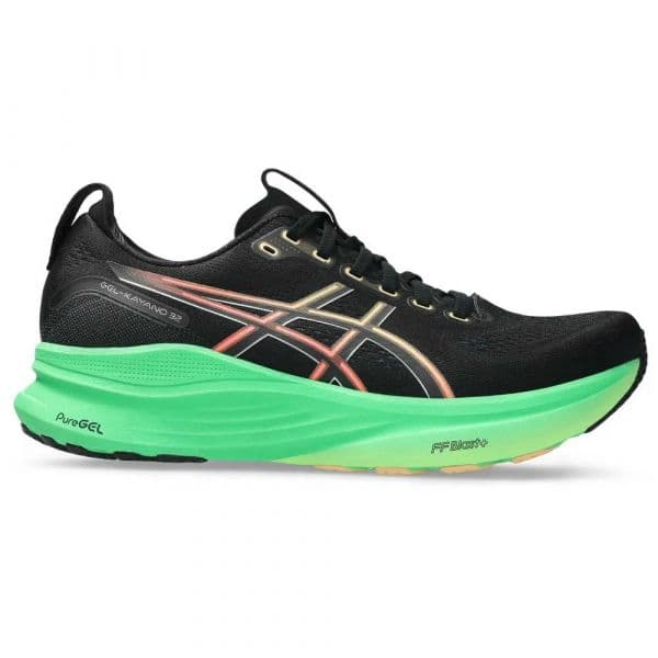 Asics Sapatilhas de Running Gel-kayano 32 Black / Vital Green 45