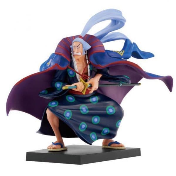 Banpresto Figura Ichibansho Denjiro as Nove Bainhas Vermelhas Estão Aqui One Piece 13cm