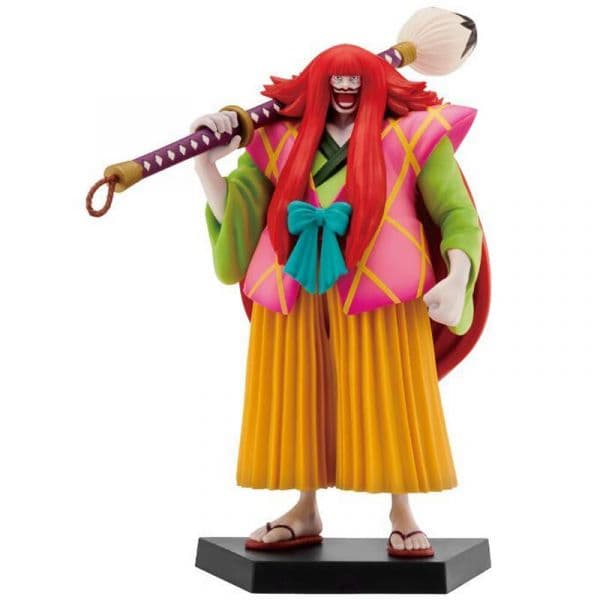 Banpresto Figura Ichibansho Kanjuro as Nove Bainhas Vermelhas Está Aqui uma Peça 15,5cm