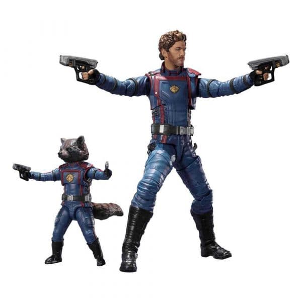 Bandai Tamashii Nations Figures S.h. Figuarts Star Lord & Rocket Raccoon 6-15 Cm Marvel