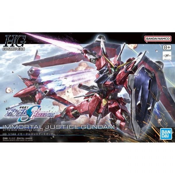 Bandai HGCE Immortal Justice Gundam Mobile Suit Gundam Seed Freedom Model Kit