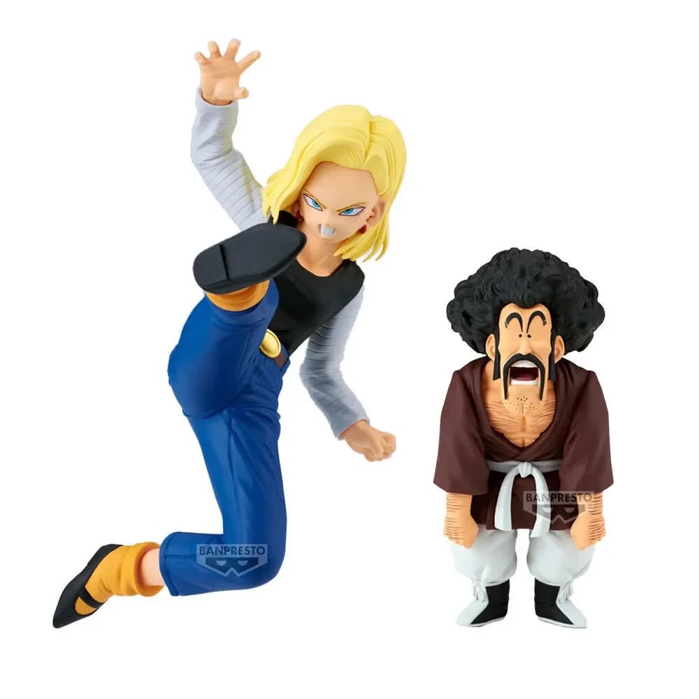 Banpresto Dragon Ball Z - Android 18 & Mr. Satan 11-8cm