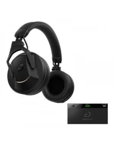 AlphaTheta HDJ-F10-TX Auscultadores DJ Sem Fios com Transmissor HP-TX01 Noise-Cancelling Preto
