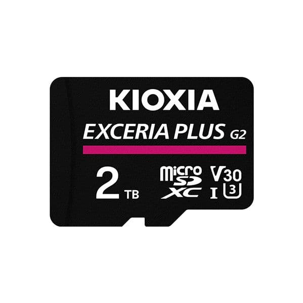 Toshiba 2TB Micro SDXC EXCERIA PLUS G2 UHS-I U3 V30 Class 10 com Adaptador