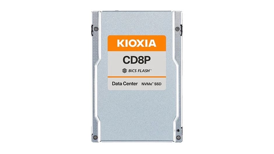KIOXIA CD8P-V Series KCD8XPUG12T8 - SSD - Centro de Dados, Utilização Mista - 12800 GB - interna - 2.5" - PCI Express 5.0 x4 (NVMe)