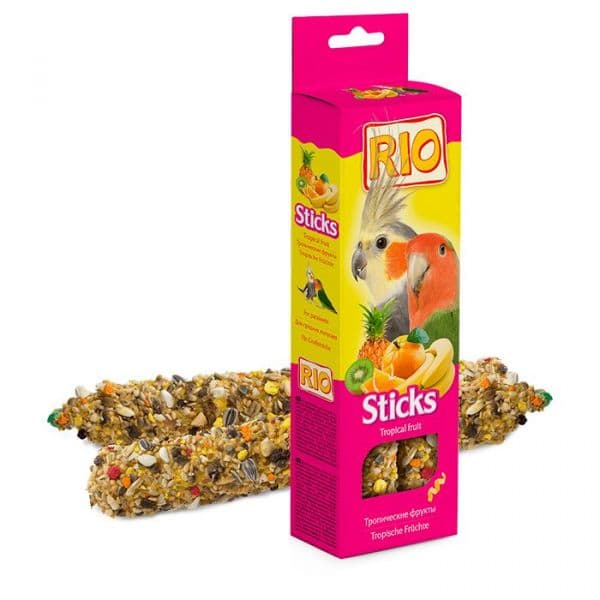 Rio Sticks Periquitos Fruta Tropical 2x75gr