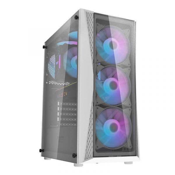 Darkflash Caixa dk352 Plus 4 Ventoinhas - DK352-PLUS-BLACK-WHI