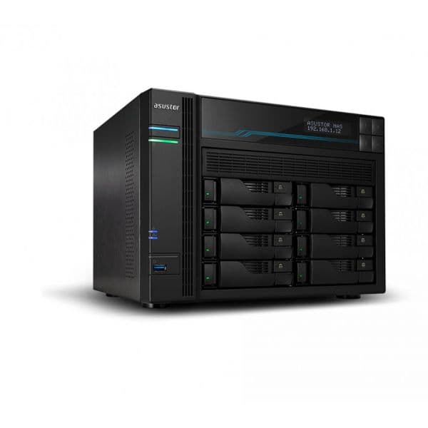 Asustor Nas AS6510T 10 Bay ATOM C3538 8GB 2x USB 3.2 2x M.2 SSD