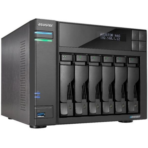 NAS Asustor LOCKERSTOR 6 Gen3 AS6806T 16GB DDR5 AMD Ryzen V3C14 NAS