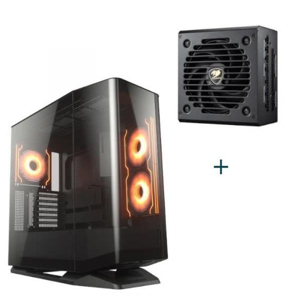 Cougar FV270 RGB Vidro Temperado Black
