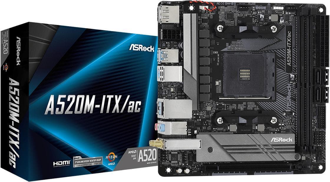 Motherboard AsRock A520M-ITX/AC