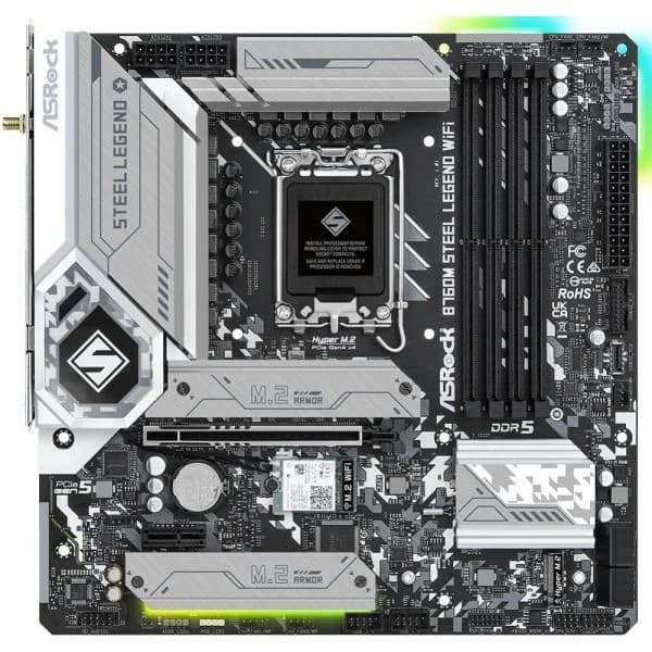 Motherboard Asrock B760M Steel Legend - 90-MXBL70-A0UAYZ