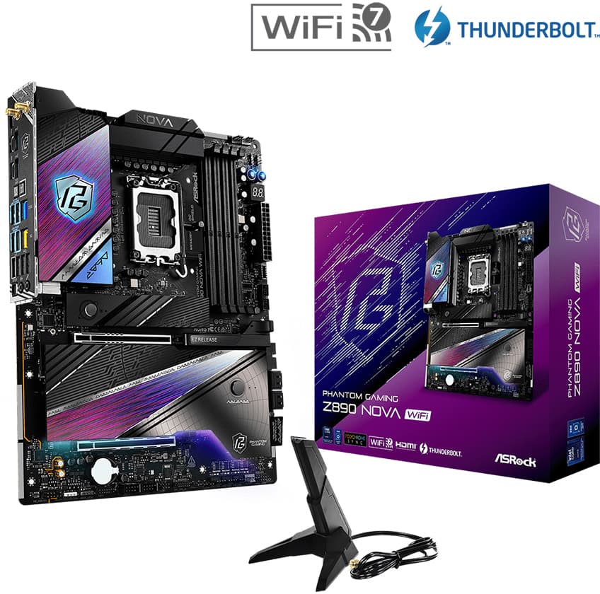 Motherboard ASRock PHANTOM GAMING Z890 Nova WiFi LGA 1851