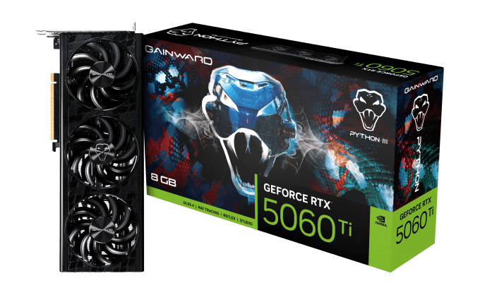 Gainward GeForce RTX 5060 Ti Python III 8GB GDDR7