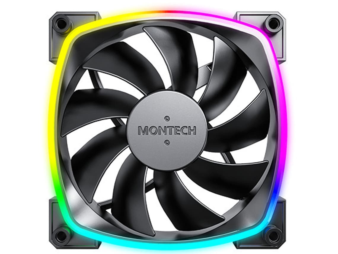 Montech AX120 PWM ARGB PWM 120mm Black (Pack 3)
