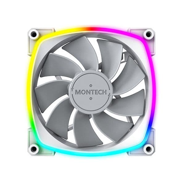 Montech RX120 PWM ARGB PWM 120mm Branco - RX120-PWM-WH