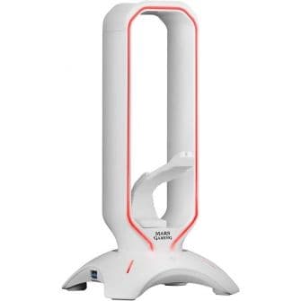 Suporte de Headset Mars Gaming MHHPRO RGB White