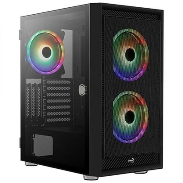 Aerocool Graphite ARGB Vidro Temperado USB 3.0 Black