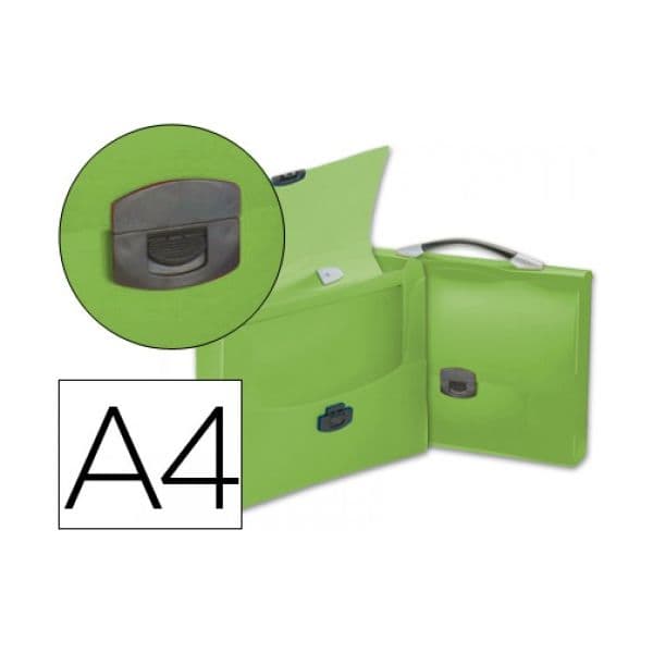 LiderPapel Pasta Porta Documentos LP PP A4 Verde Transparente