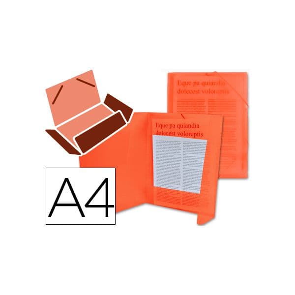 Liderpapel Pasta de Elasticos PP A4 Vermelho - 034960