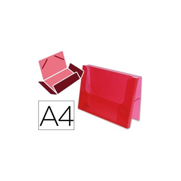 LiderPapel Pasta de Elasticos Beautone c/ Lombada Rigida, Vermelho - 4710581369309