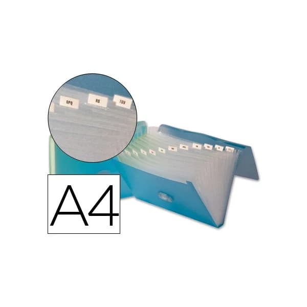 Beautone Pasta Classificadora c/ Fole c/ 13 Divisórias Clear CQ03