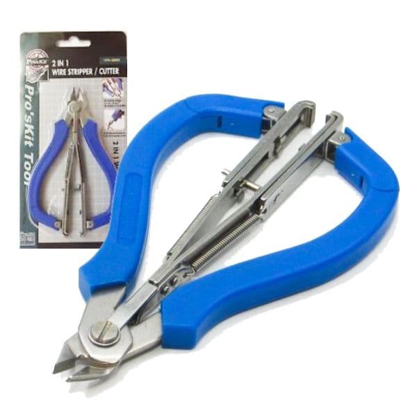 Pro's Kit Alicate de Descarnar e Cortar Cabos (Blister) - 1PK-066N