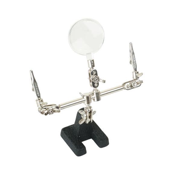Pro's Kit Suporte Articulado C/ Lupa e Pinças Crocodilo