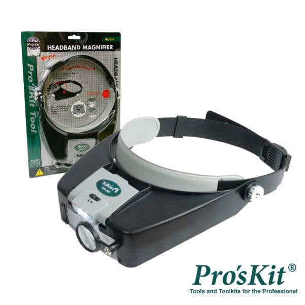 Pro's Kit Lupa de Cabeça C/ Iluminação a led